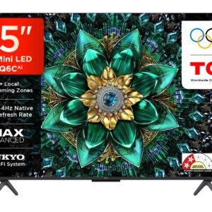 tcl 139 cm (55 inches) 4k uhd smart qd mini led google tv 55q6c